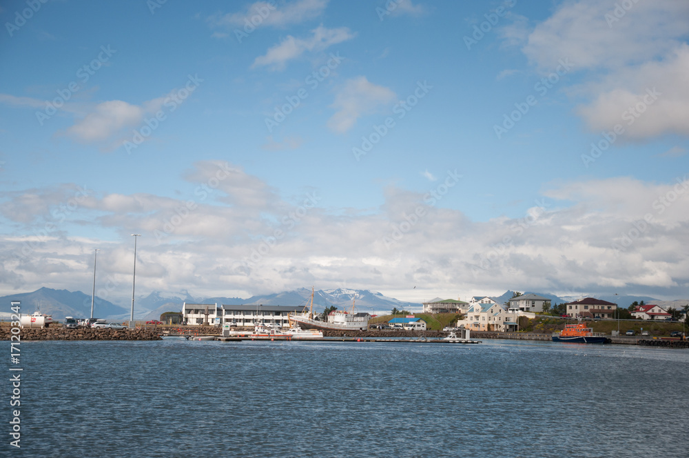 Port of Hofn in Iceland