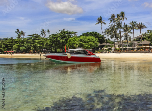 Sea Boat on the beach