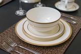 Luxury ceramic tableware