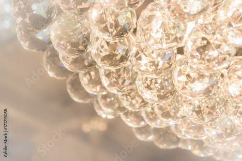 The glass ball Sparkling accessories of lamp