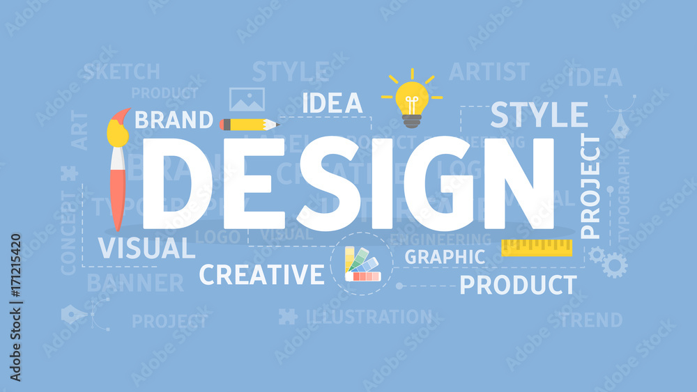 Design concept illustration. Design concept illustration.