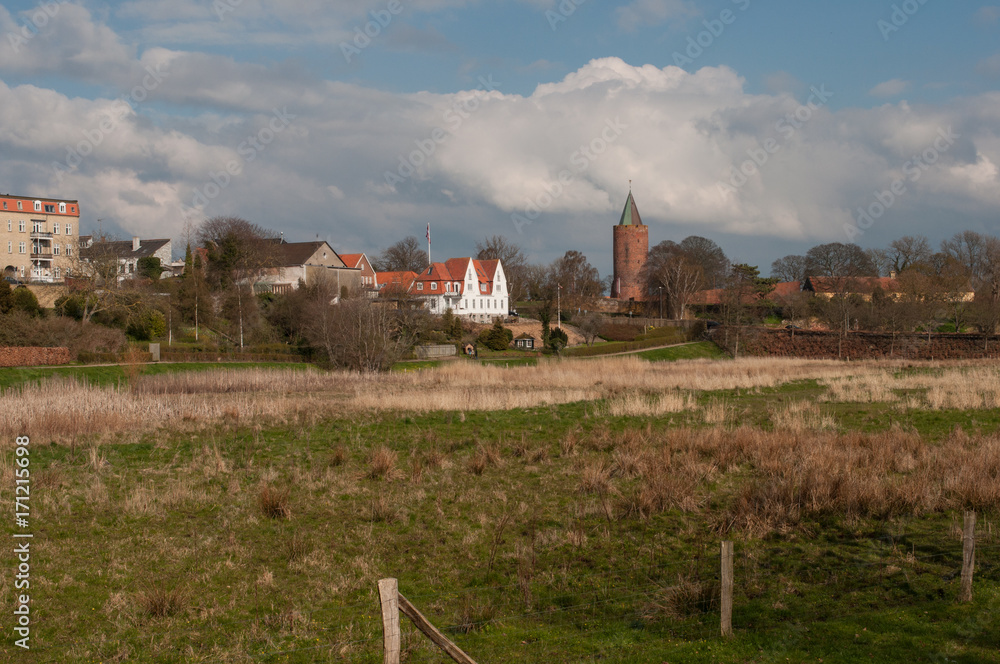 A field in Vordingborg in Denmark