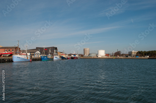 Roedby harbor in Denmark