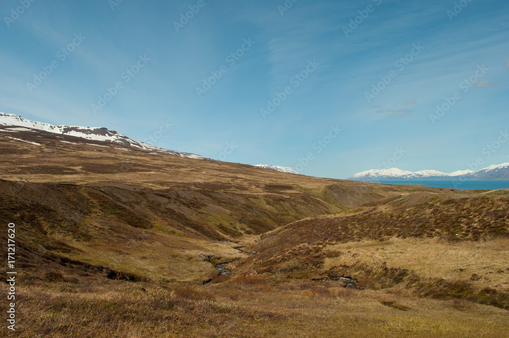 Glerardalur valley in Iceland