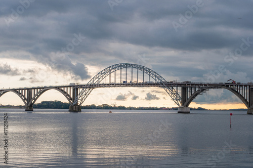 the bridge to island of Mon in Denmark © Gestur