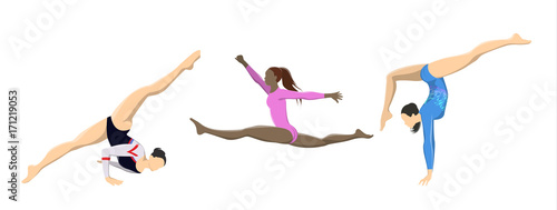 Gymnastics with men.