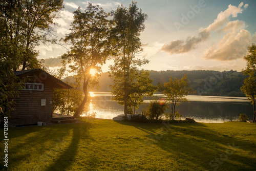 Sonnenuntergang am See