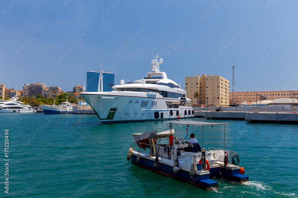 Barcelona. Sea port. Barcelona. Sea port.