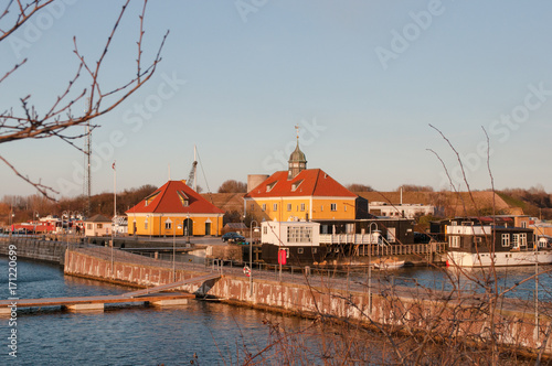 Wall Mural Sluseholmen in Copenhagen harbor