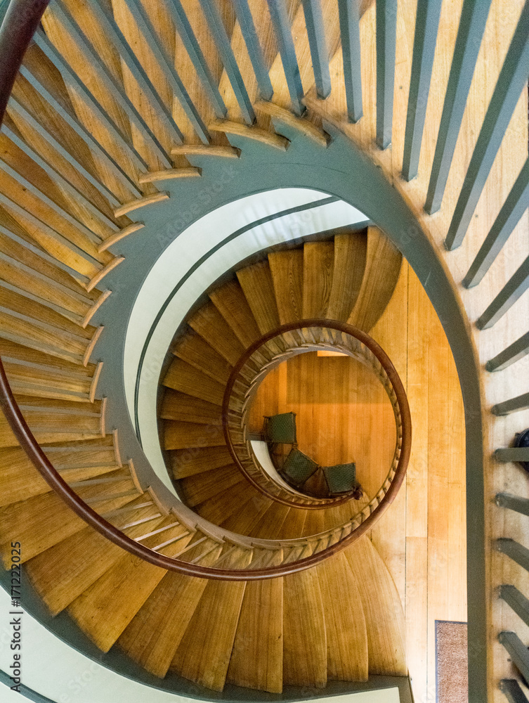 Fototapeta premium Old Spiral Staircase