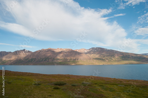 icelandic mountain view in Eyjafjordur © Gestur