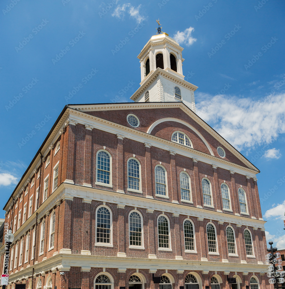Faneuil Hall in Boston on Freedom Trail
