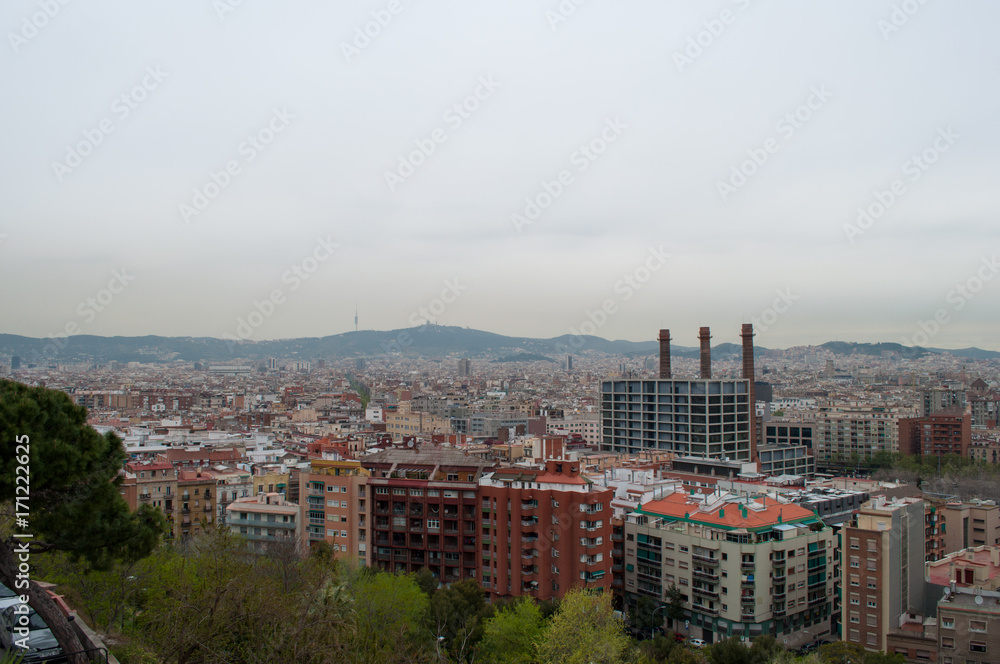 city of Barcelona in Spain