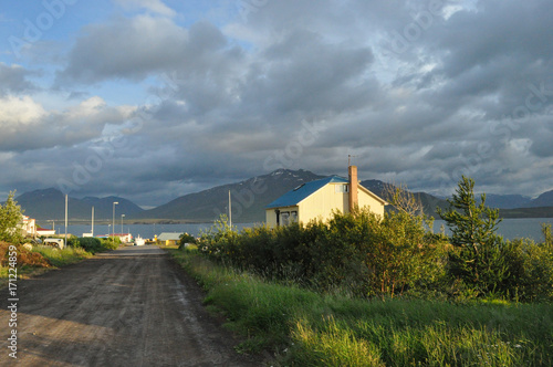 village of Hrisey in Iceland