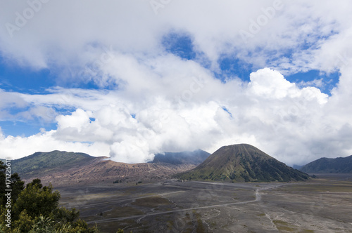 Bromo volcano view from Cemoro Lawang East Java, Indonesia