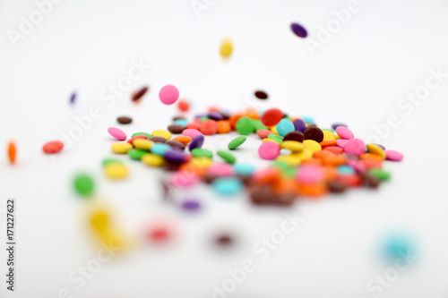 colorful candy, closeup