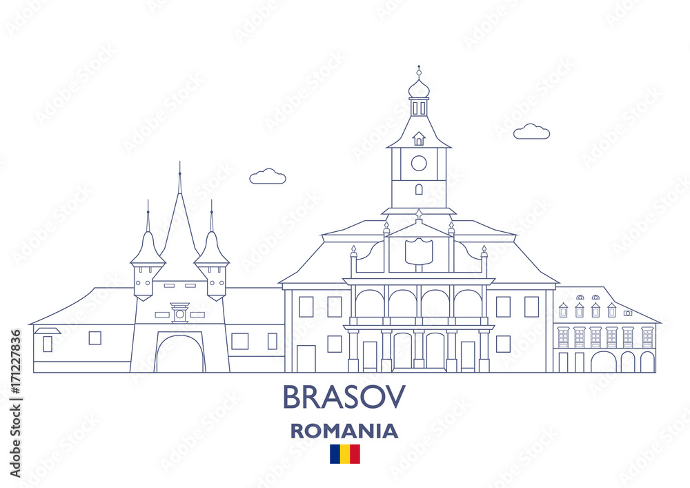 Brasov City Skyline, Romania