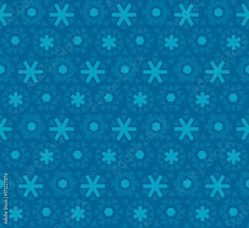 geometrу style deep blue sn...