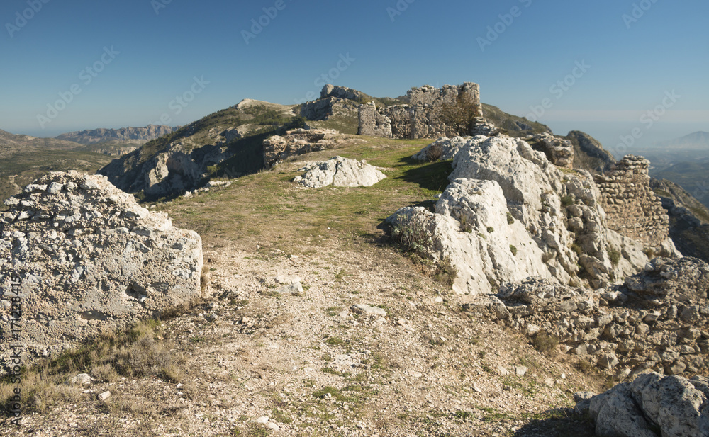 Ruins of small castle