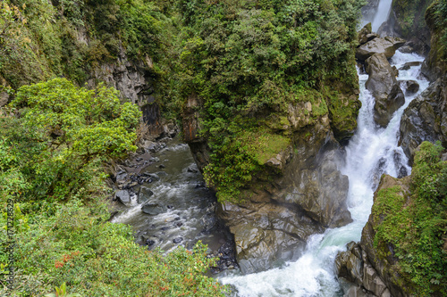 Pailon del Diablo waterfall, Ecuador