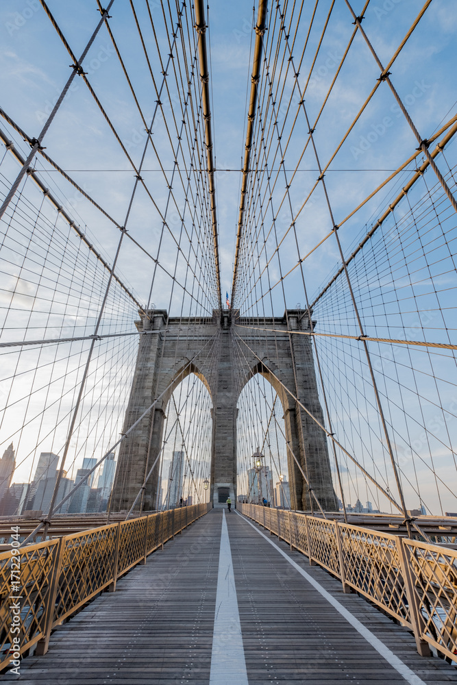 Fototapeta premium Brooklyn's bridge of New York 