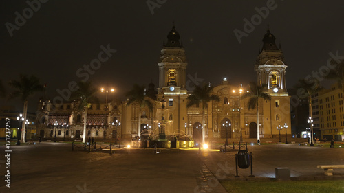 Basílica Catedral de Lima y Palacio Arzobispal, Plaza Mayor, Perú