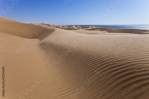 Sandd  nen in der W  ste Namib in Namibia