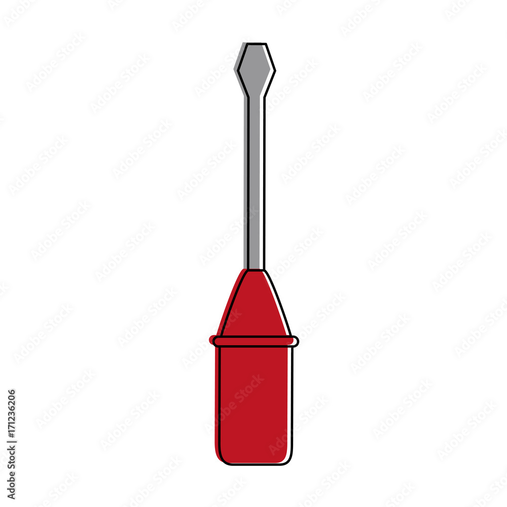 Fototapeta premium screwdrivers tool icon image vector illustration design 