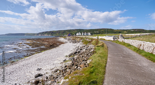 Road on Rathlin Island, Antrim, Northern Ireland