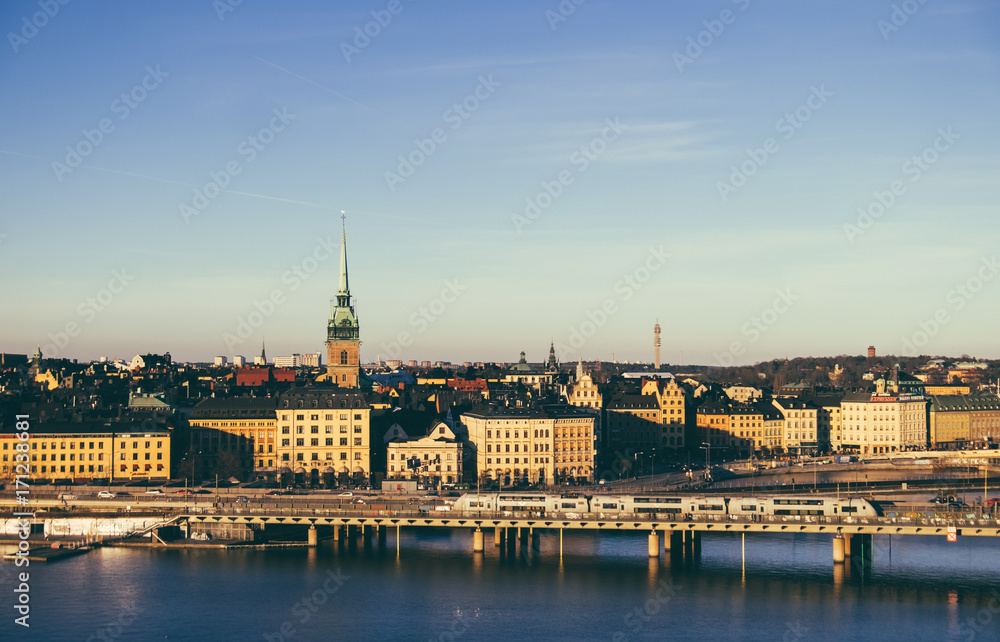 Fototapeta premium old town stockholm