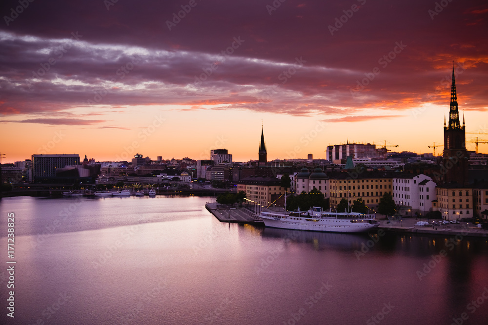 Stockholm solnedgång1