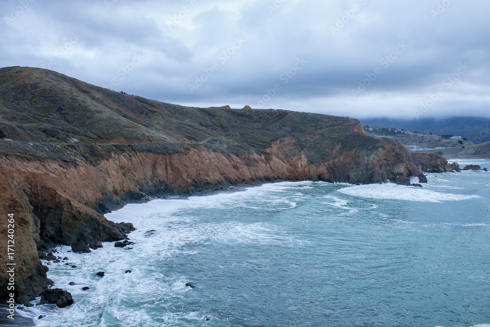 Pacific ocean coast. Pacifica. California