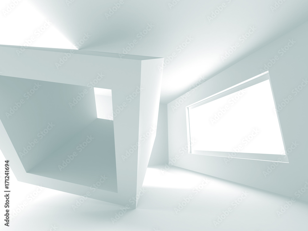 Abstract Modern White Architecture Background Abstract Modern White Architecture Background