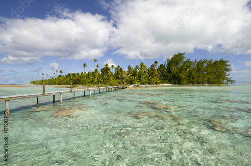 Südsee atoll mit Traumstran...