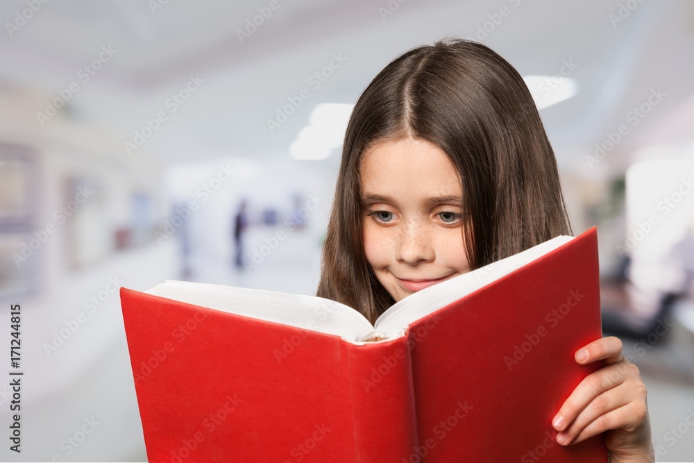 Child reading. Child reading.