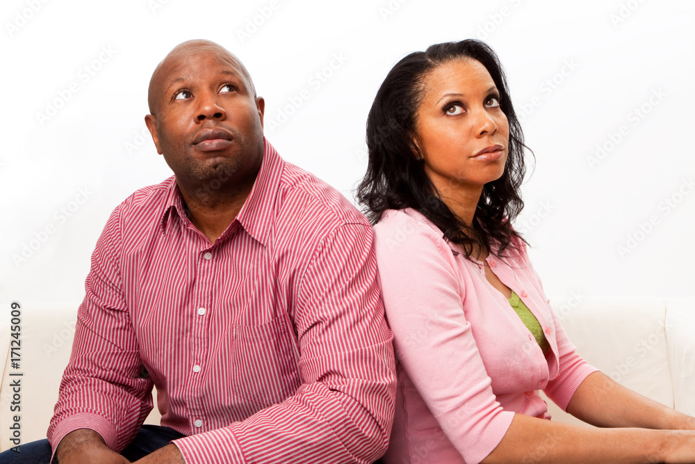 Obraz premium Loving smiling man and woman hugging.