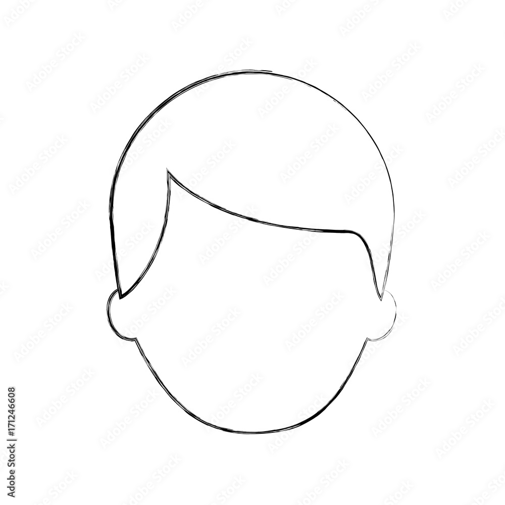man avatar face male smiling image vector illustration man avatar face male smiling image vector illustration