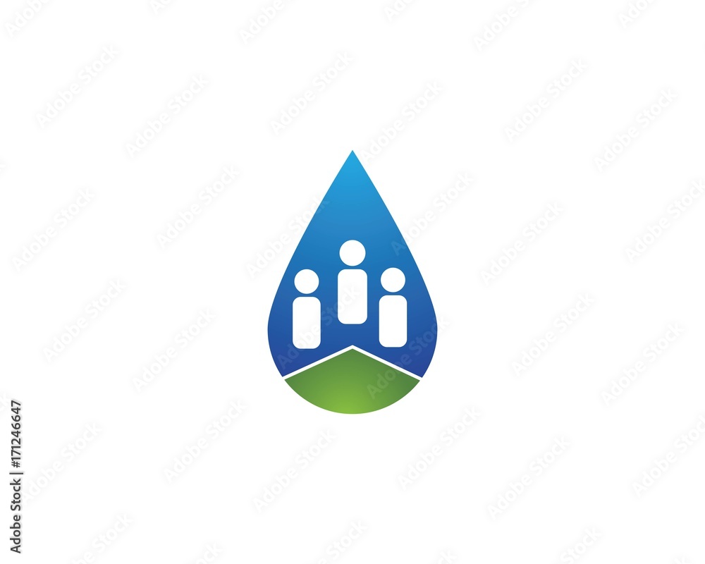 water drop Logo Template vector illustration design water drop Logo Template vector illustration design