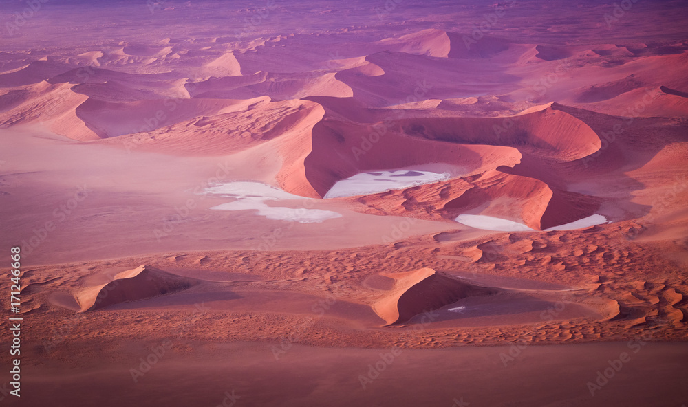 Obraz pustynne wydmy, Sossusvlei, Namibia
