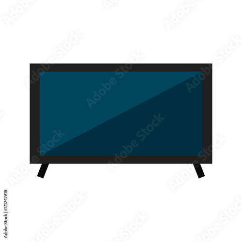 television plasma technology device object vector illustration