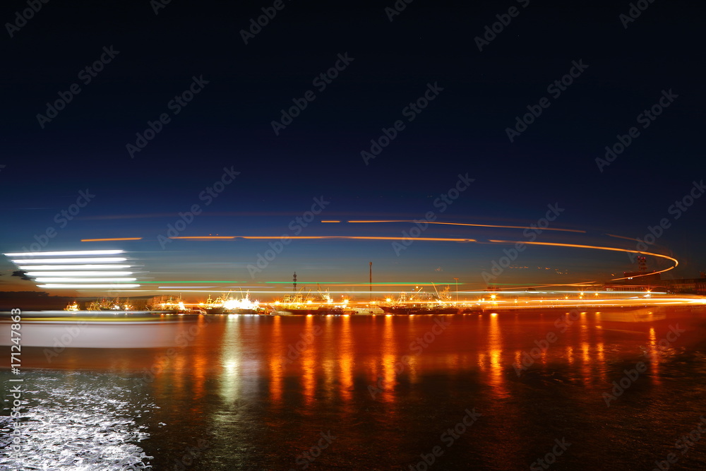 Fototapeta premium 釧路夜景