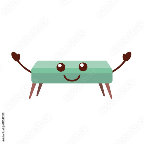 sofa divan or couch elegant furniture icon style interior vector illustration