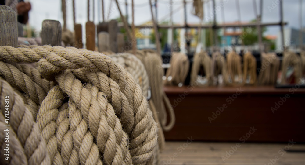 Obraz premium Cordage bateau 