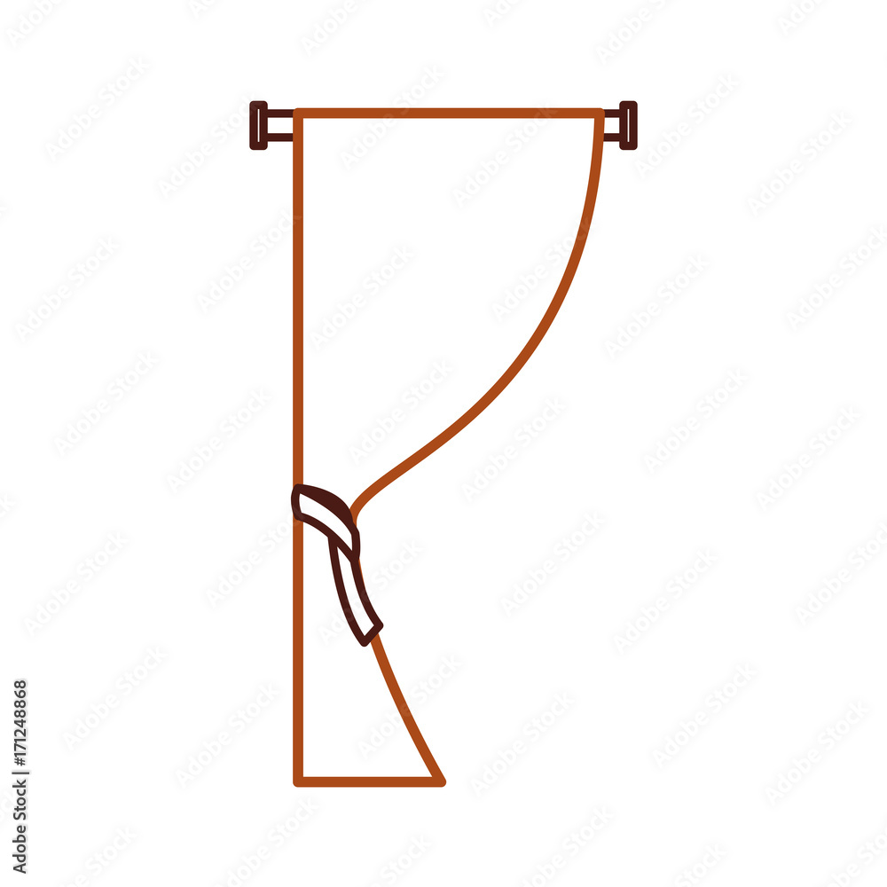 curtains the window decoration elegant vector illustration curtains the window decoration elegant vector illustration