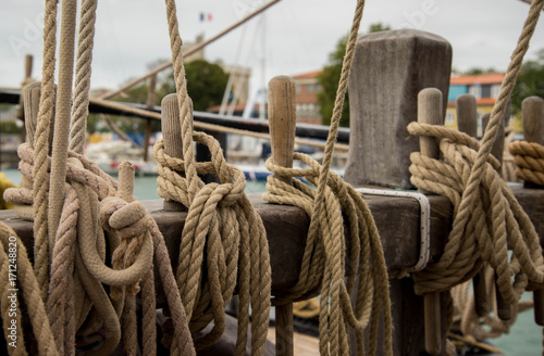 Cordage bateau "La Grace" la Rochelle France