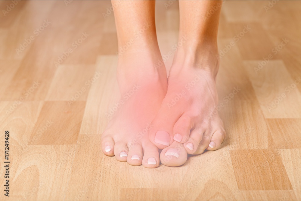 Foot swelling during pregnancy.