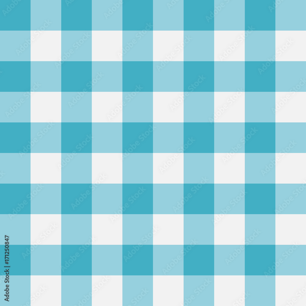 Blue Gingham seamless pattern. Perpendicular strips. Texture for - plaid, tablecloths, clothes, shirts, dresses, paper, bedding, blankets, quilts and other textile products. Vector illustration. Blue Gingham seamless pattern. Perpendicular strips. Texture for - plaid, tablecloths, clothes, shirts, dresses, paper, bedding, blankets, quilts and other textile products. Vector illustration.