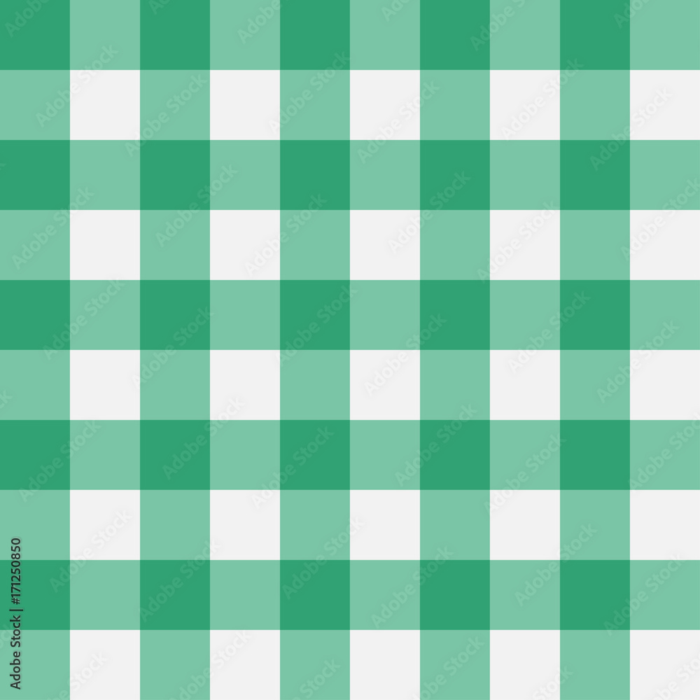 Green Gingham seamless pattern. Perpendicular strips. Texture for - plaid, tablecloths, clothes, shirts, dresses, paper, bedding, blankets, quilts and other textile products. Vector illustration. Green Gingham seamless pattern. Perpendicular strips. Texture for - plaid, tablecloths, clothes, shirts, dresses, paper, bedding, blankets, quilts and other textile products. Vector illustration.