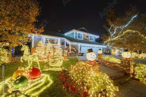 Beautiful christmas decoration at Brea Neighborhood