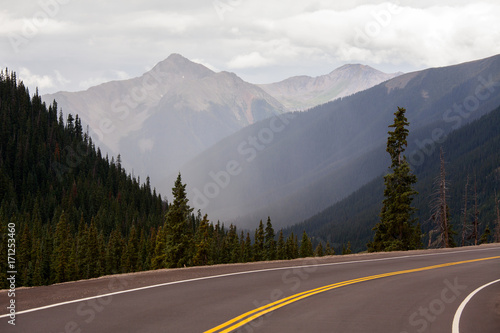 Tranquil settiing along the million dollar highway in Colorado.  